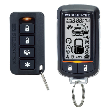 Silencer 75SL | Two-Way Paging Remote Starter with Full Security and Keyless Entry