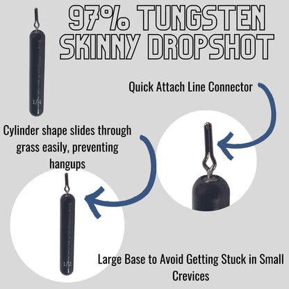 Reaction Tackle Tungsten Drop Shot Weights