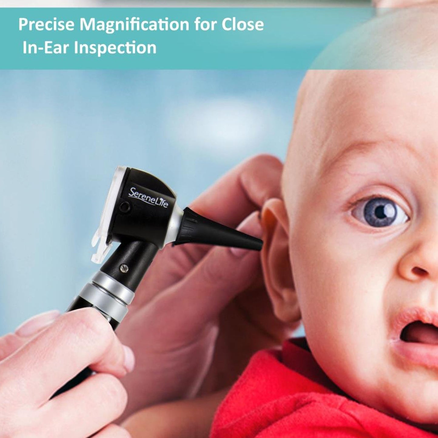 SereneLife Fiber Optic Otoscope Auriscope Internal Ear Inspection Instrument