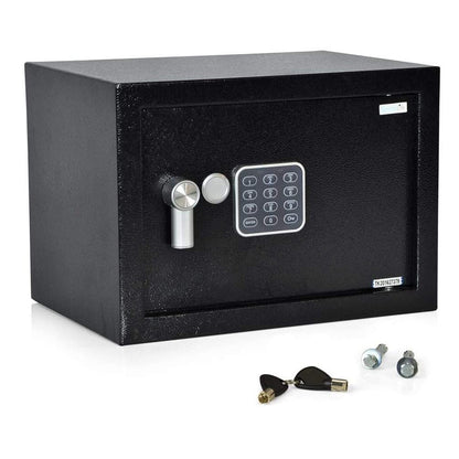 SereneLife Fireproof Electronic Digital Combination Safe Box with Keys (2 Pack)