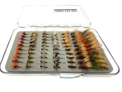 Small Stream Dry Fly Box 70 Count