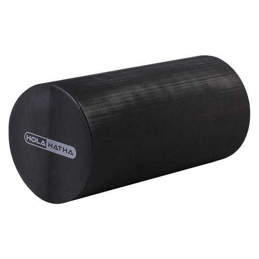 HolaHatha Portable High Density Solid EVA Foam Roller for Yoga and Gym Workouts