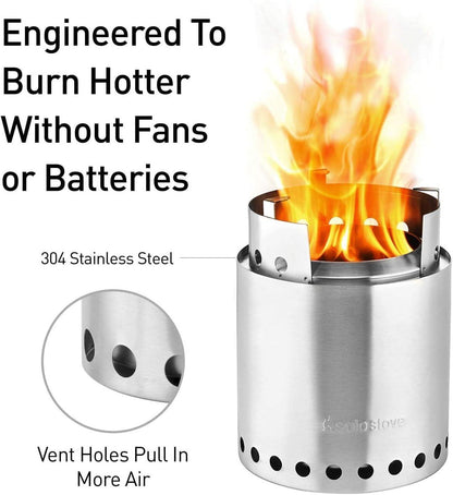 Solo Stove Lite/Titan/Campfire Camping Stove Portable Stove for Backpacking Outdoor Cooking