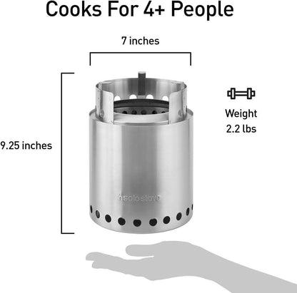 Solo Stove Lite/Titan/Campfire Camping Stove Portable Stove for Backpacking Outdoor Cooking