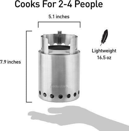 Solo Stove Lite/Titan/Campfire Camping Stove Portable Stove for Backpacking Outdoor Cooking