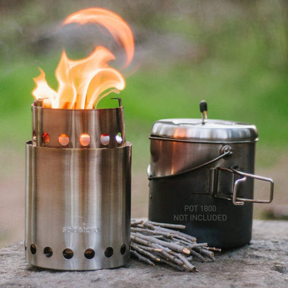 Solo Stove Lite/Titan/Campfire Camping Stove Portable Stove for Backpacking Outdoor Cooking
