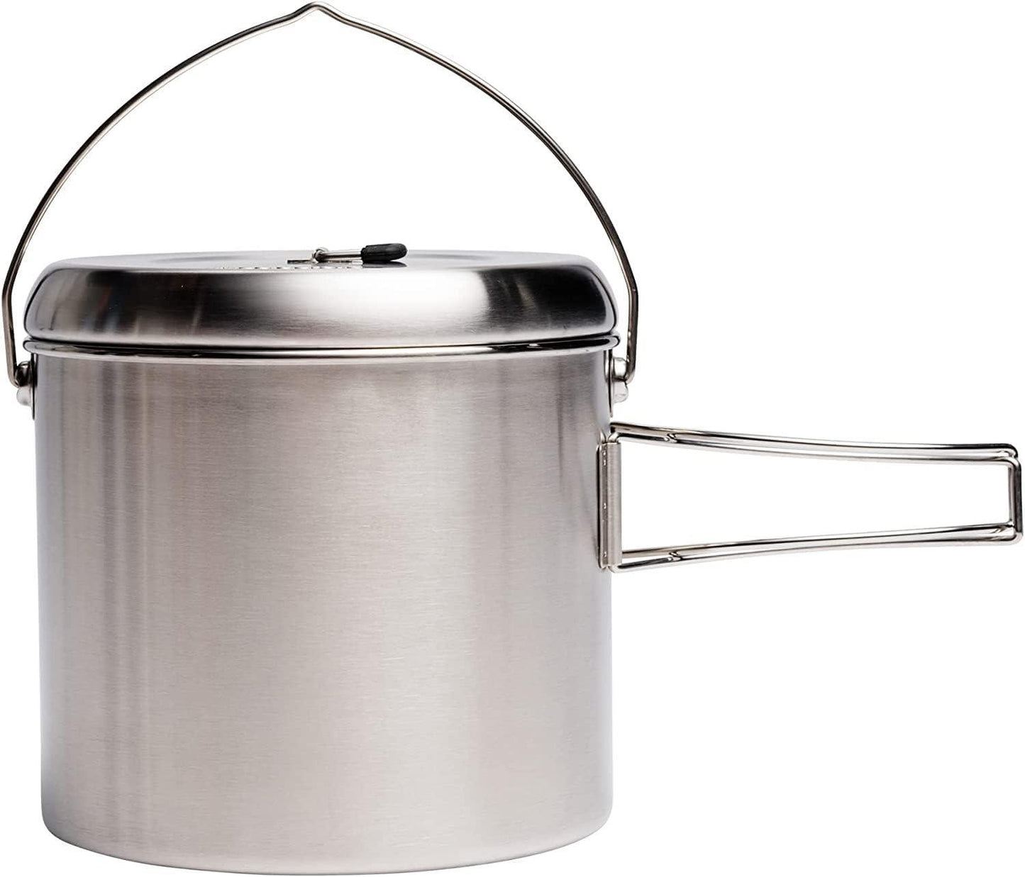 Solo Stove Pot 900/1800/4000 Stainless Steel Companion Pots | Designed for use with Lite/Titan/Campfire Solo Stoves