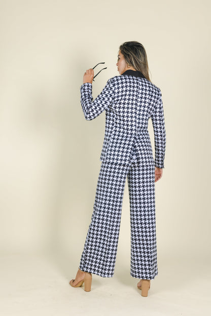 The Sophistication | Houndstooth Women's Suit Pants