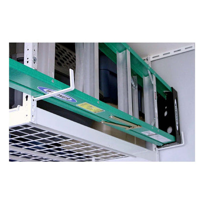 SafeRacks Hook Accessory Package for Storage and Organization, White, 18 Count