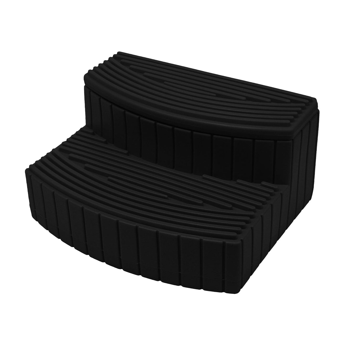 Good Ideas Sora Steps Lightweight Plastic Outdoor & Indoor Storage Step, Black