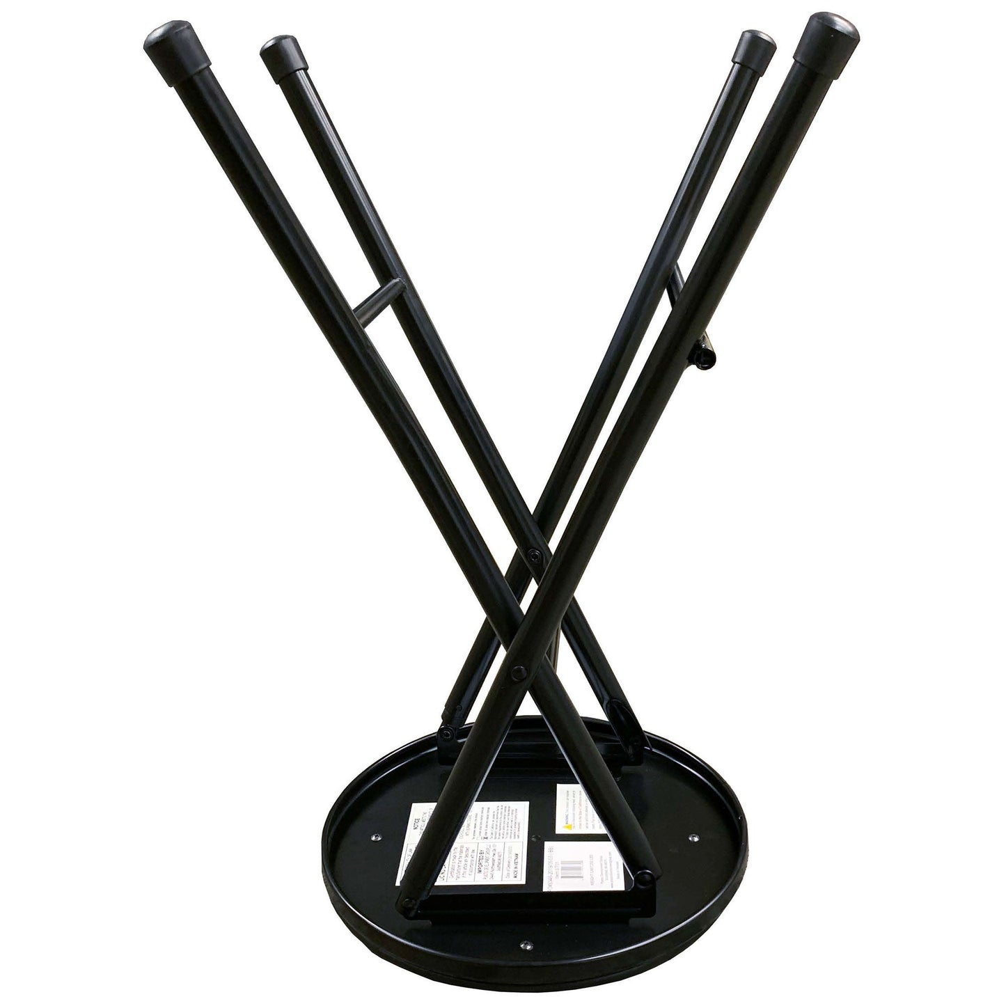 Plastic Development Group ST01 Extremely Portable Black Folding Padded Bar Stool