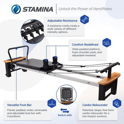 Stamina 55-5556 Board Pro XP Whole Body Resistance Workout Equipment