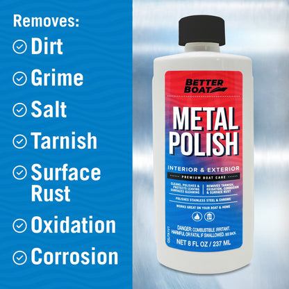 Marine Metal Polish Chrome and Stainless Steel