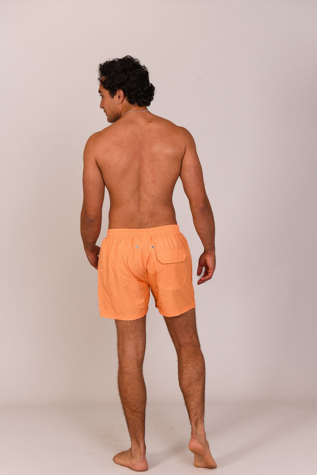 Tangerine Squeeze Men's Swim Shorts