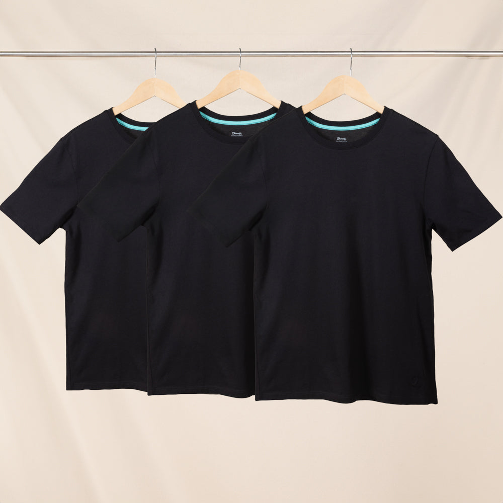 The Everyman™ Tee - Black 3 Pack | Mens T Shirt 3 Pack ft. Super Stupid-Soft™ Fabric