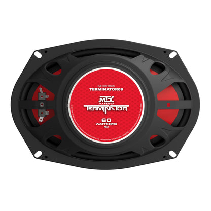 MTX Terminator69 60 Watt RMS 2 Way Polypropylene Coaxial Car Speakers, Pair