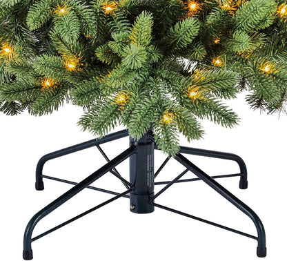 Home Heritage Virginia Fir 7.5 Ft Artificial Christmas Tree, Prelit w/ 700 LEDs