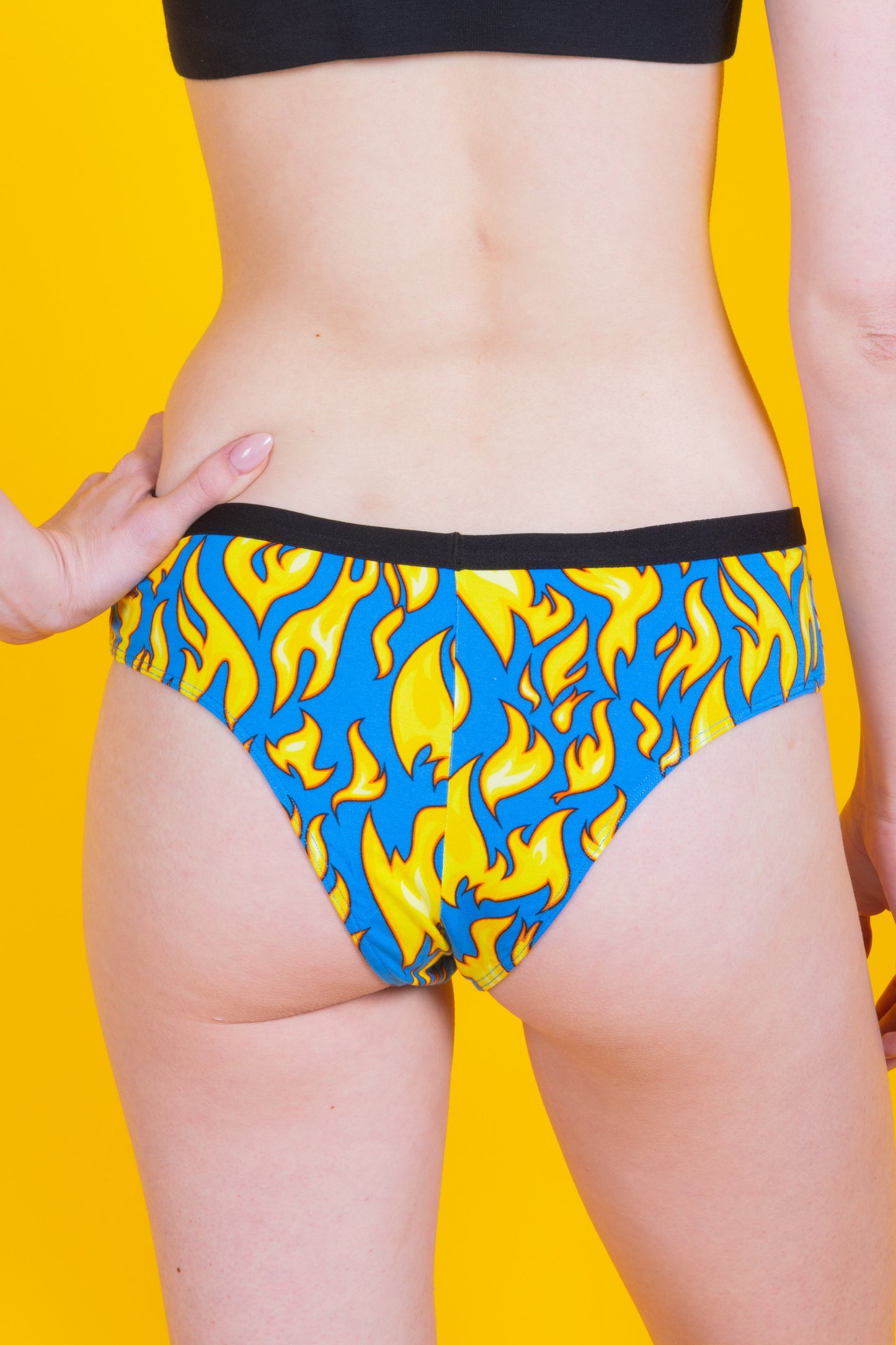 The Fire Crotch | Flames Cheeky Underwear