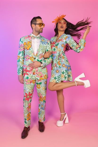 The Garden Party | Floral Derby Suit