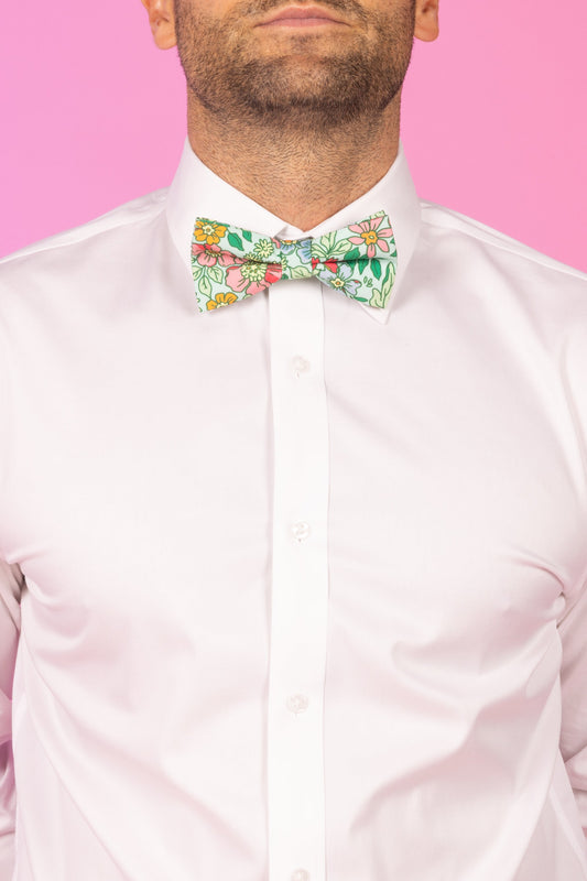 The Garden Party | Floral Derby Bow Tie