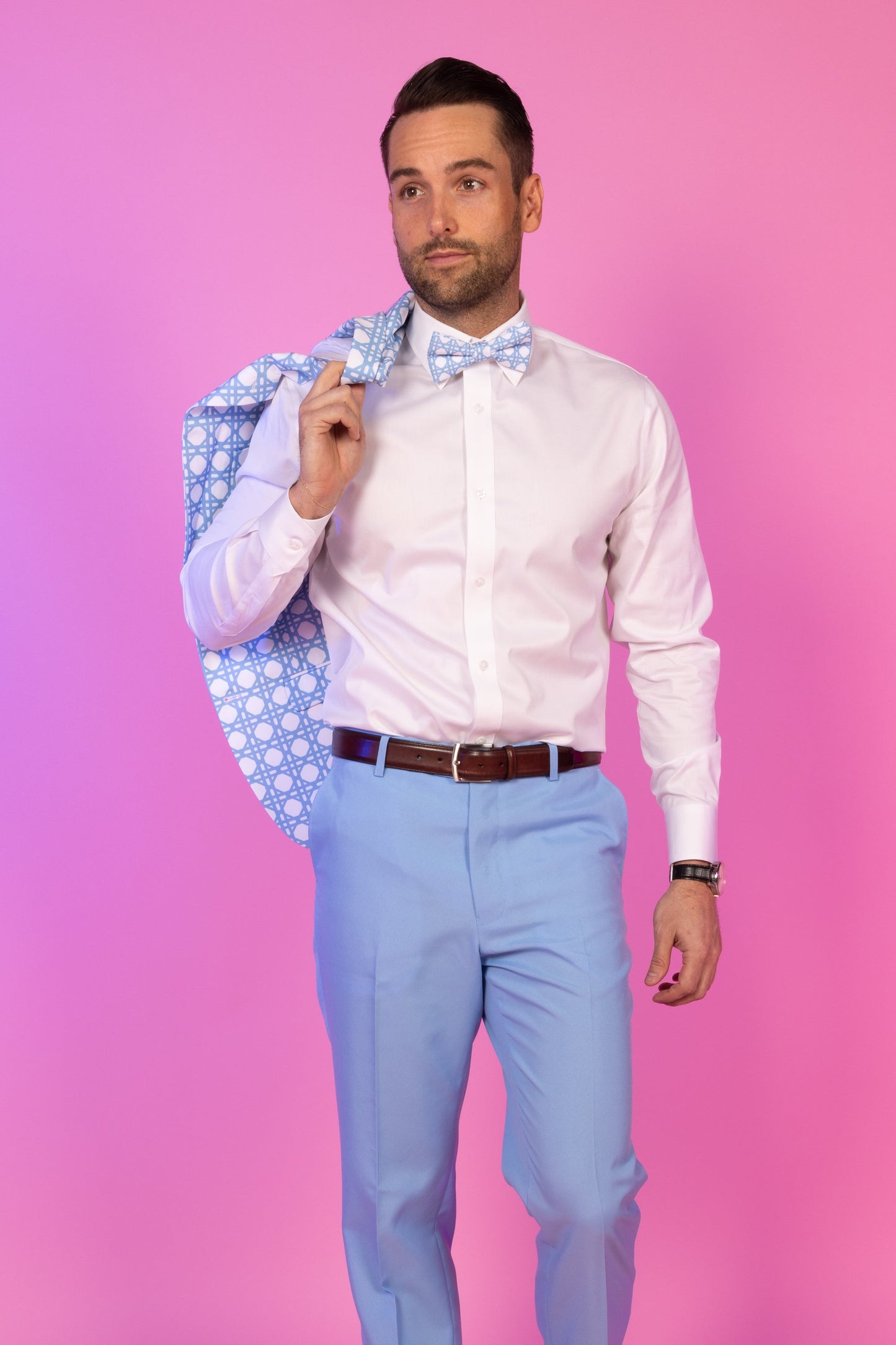 The Stratosphere | Powder Blue Suit Pants