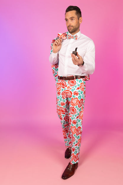 The Win By A Rose | Derby Roses Suit Pants