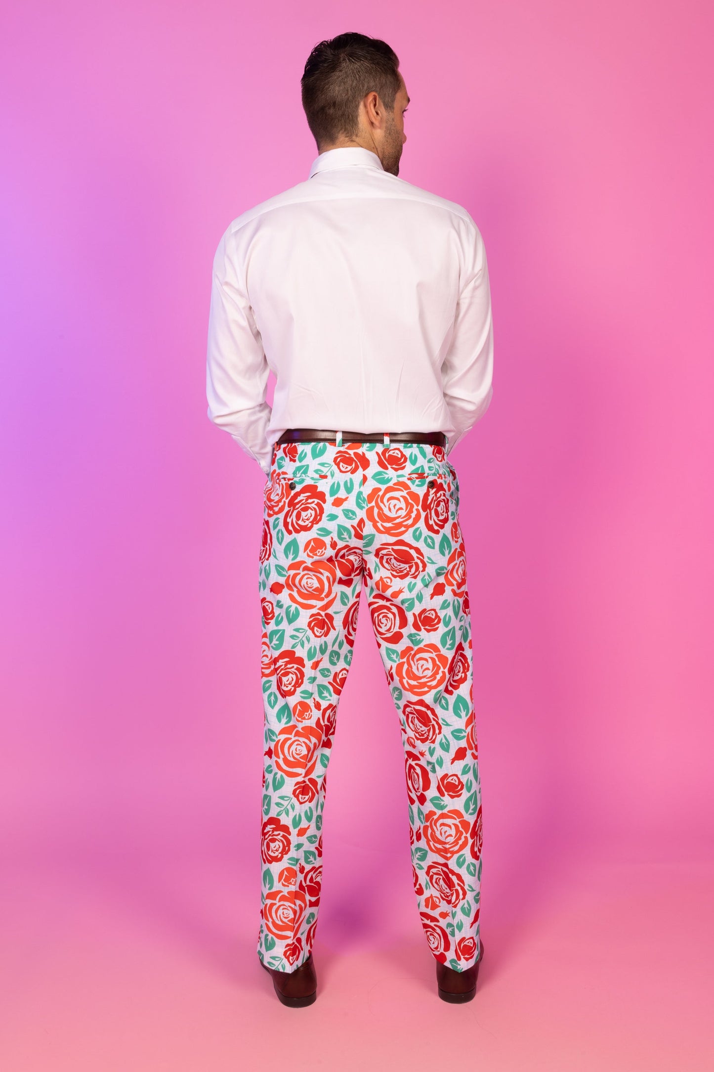 The Win By A Rose | Derby Roses Suit Pants