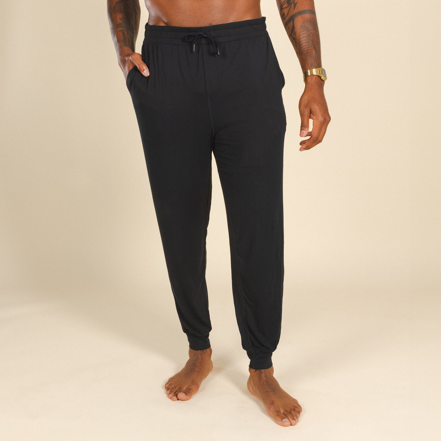 The Threat Level Midnight | Black SleepDeep™ Men’s Pajama Joggers