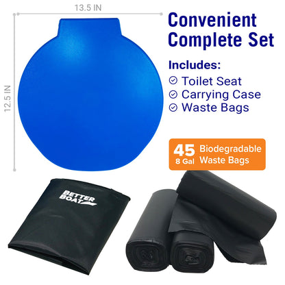 Portable Bucket Toilet Seat Set