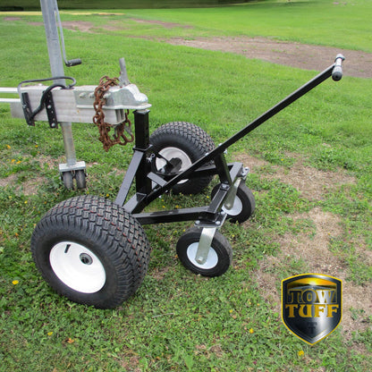 Tow Tuff TMD-15002C Adjustable Steel 1500 lb Heavy Duty Trailer Dolly w/ Caster