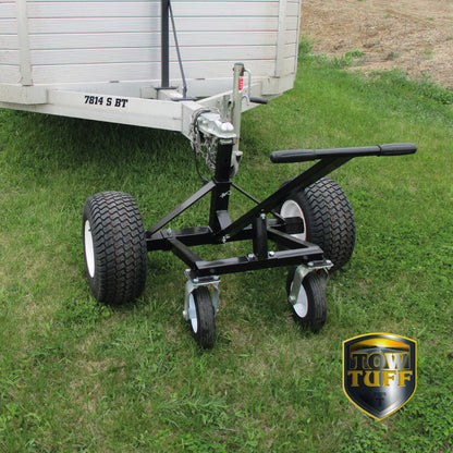 Tow Tuff TMD-15002C Adjustable Steel 1500 lb Heavy Duty Trailer Dolly w/ Caster