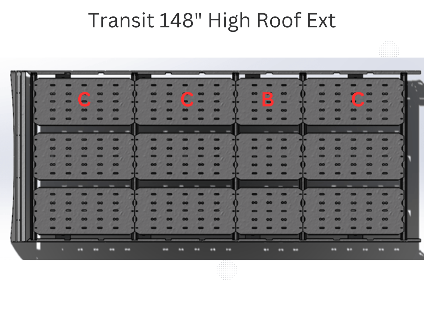 UNIVERSAL ROOF RACK DECKING PANELS
