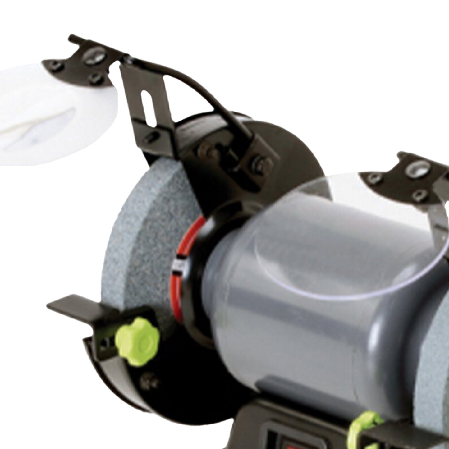 Master Mechanic Corded Electric 6 Inch Bench Grinder w/ 0.33 HP Induction Motor