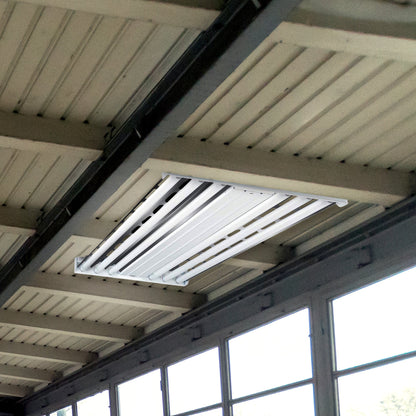 Metalux F Bay HBL 2 x 4' 4 Lamp T8 Commercial Fluorescent Lamp Light Fixture