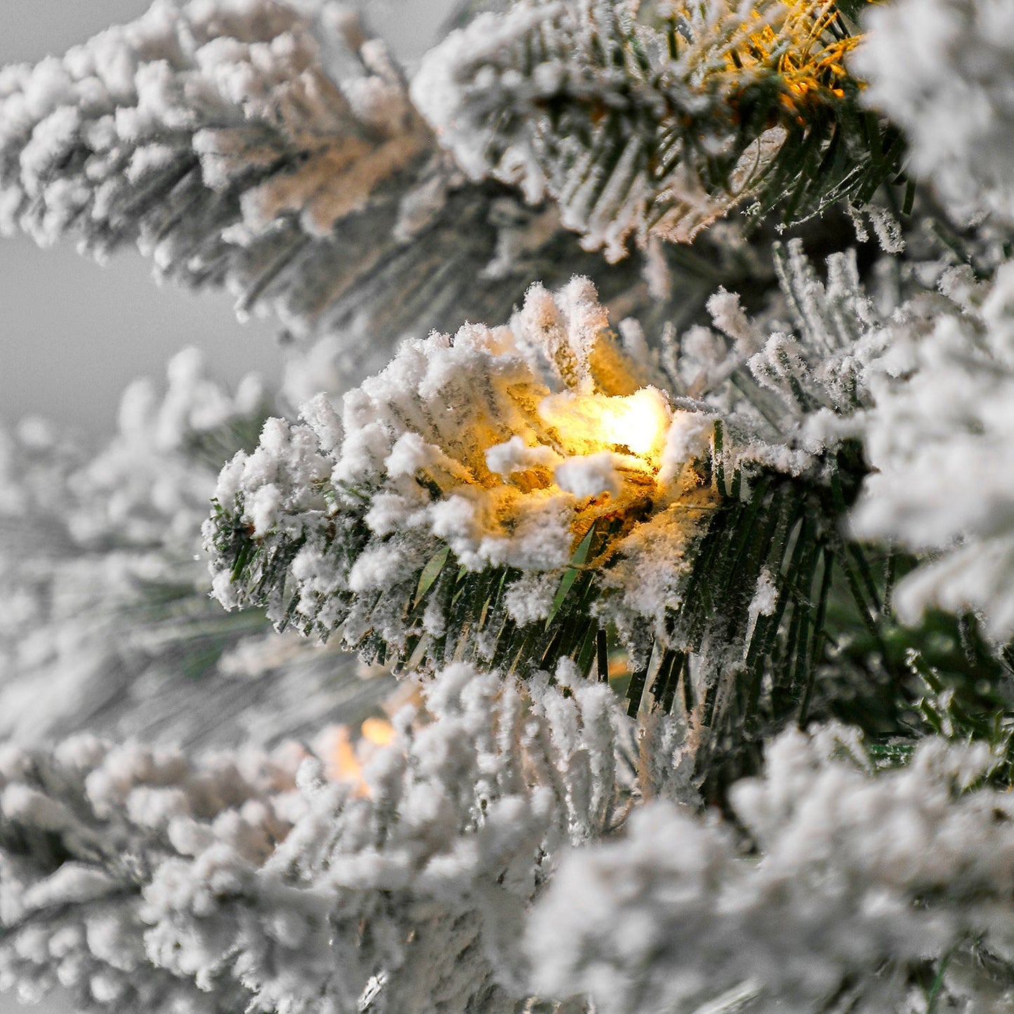 Home Heritage Entryway Pot 4.5' Artificial Prelit Christmas Tree w/ Metal Base