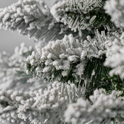 Home Heritage Entryway Pot 4.5' Artificial Prelit Christmas Tree w/ Metal Base