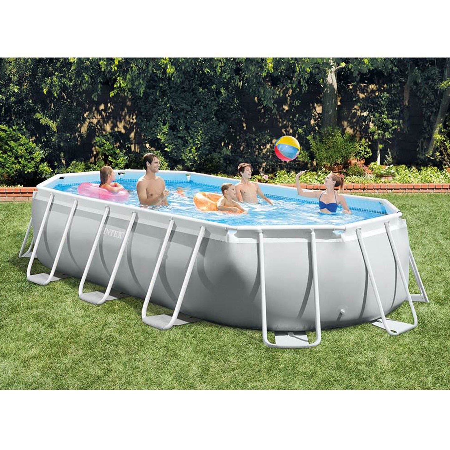 Intex 16.5ft x 9ft x 48in Rectangular Pool Set w/ Filter Cartridges (6 Pack)