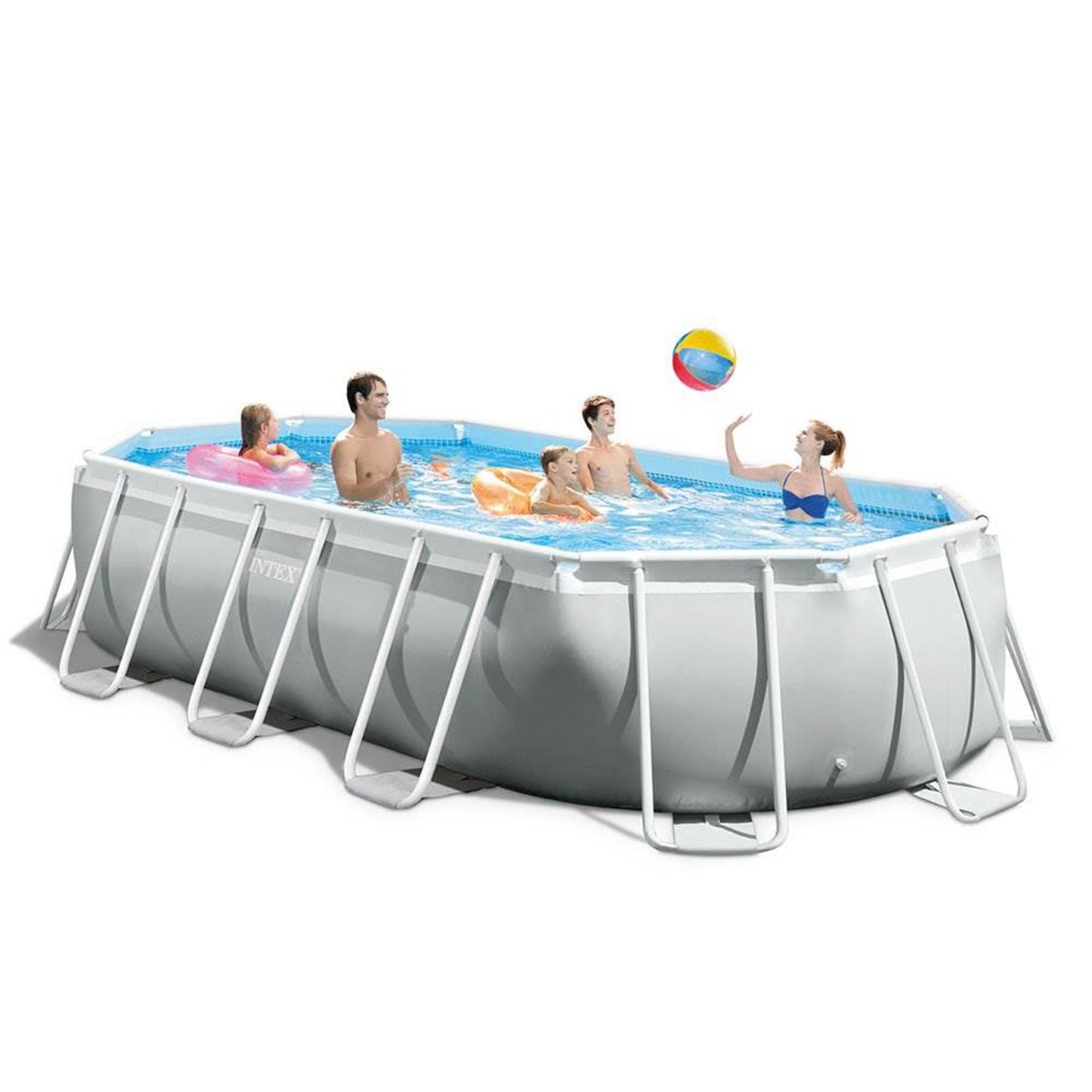 Intex 16.5ft x 9ft x 48in Rectangular Pool Set w/ Filter Cartridges (6 Pack)