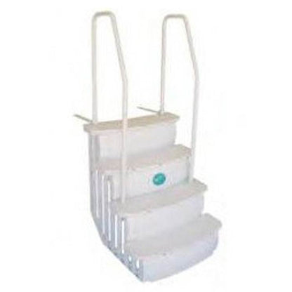 Main Access iStep Above Ground Swimming Pool Deck Entry Steps Ladder & LED Light