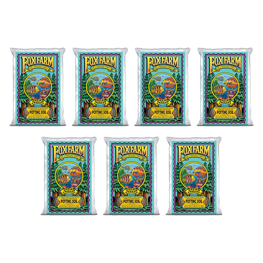 Foxfarm Ocean Forest Garden Potting Soil Bags 6.3-6.8 pH, 1.5 Cubic Feet, 7 Pack