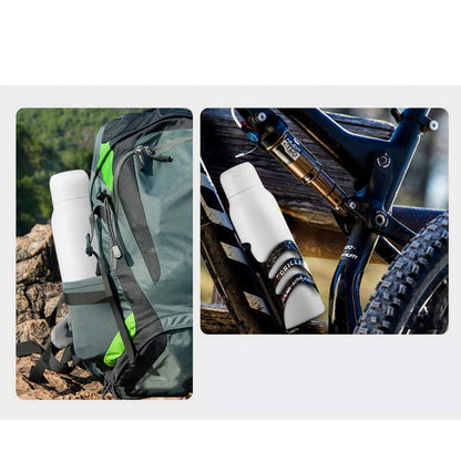 UVILIZER Pure Portable Water Bottle w/ Disinfecting UV LED Light Sanitizer Cap