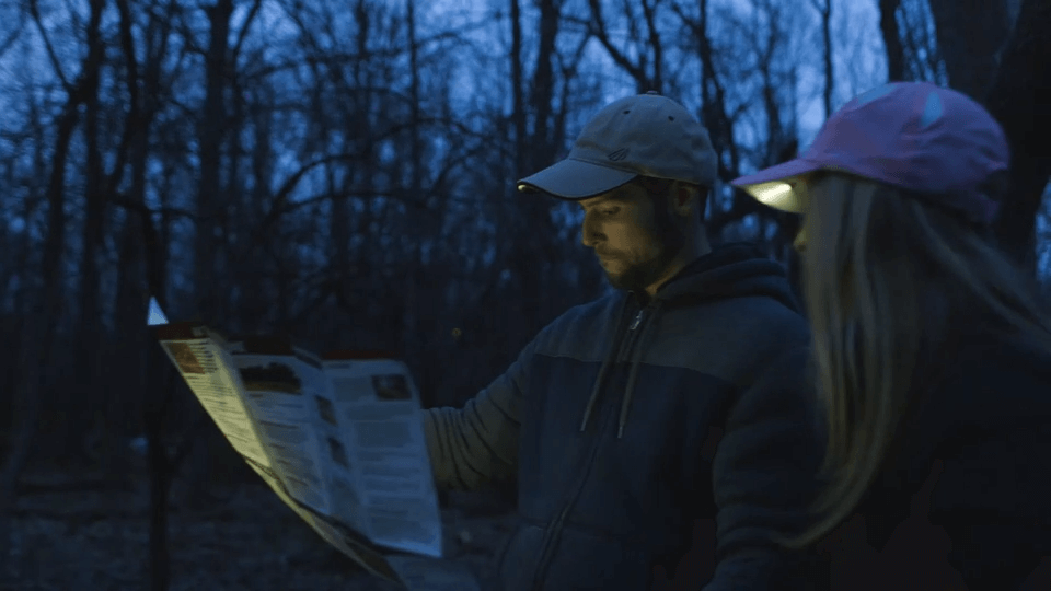 POWERCAP LED Hat Ultra-Bright Hands Free Lighted Battery Powered Headlamp - Stone Unstructured Cotton