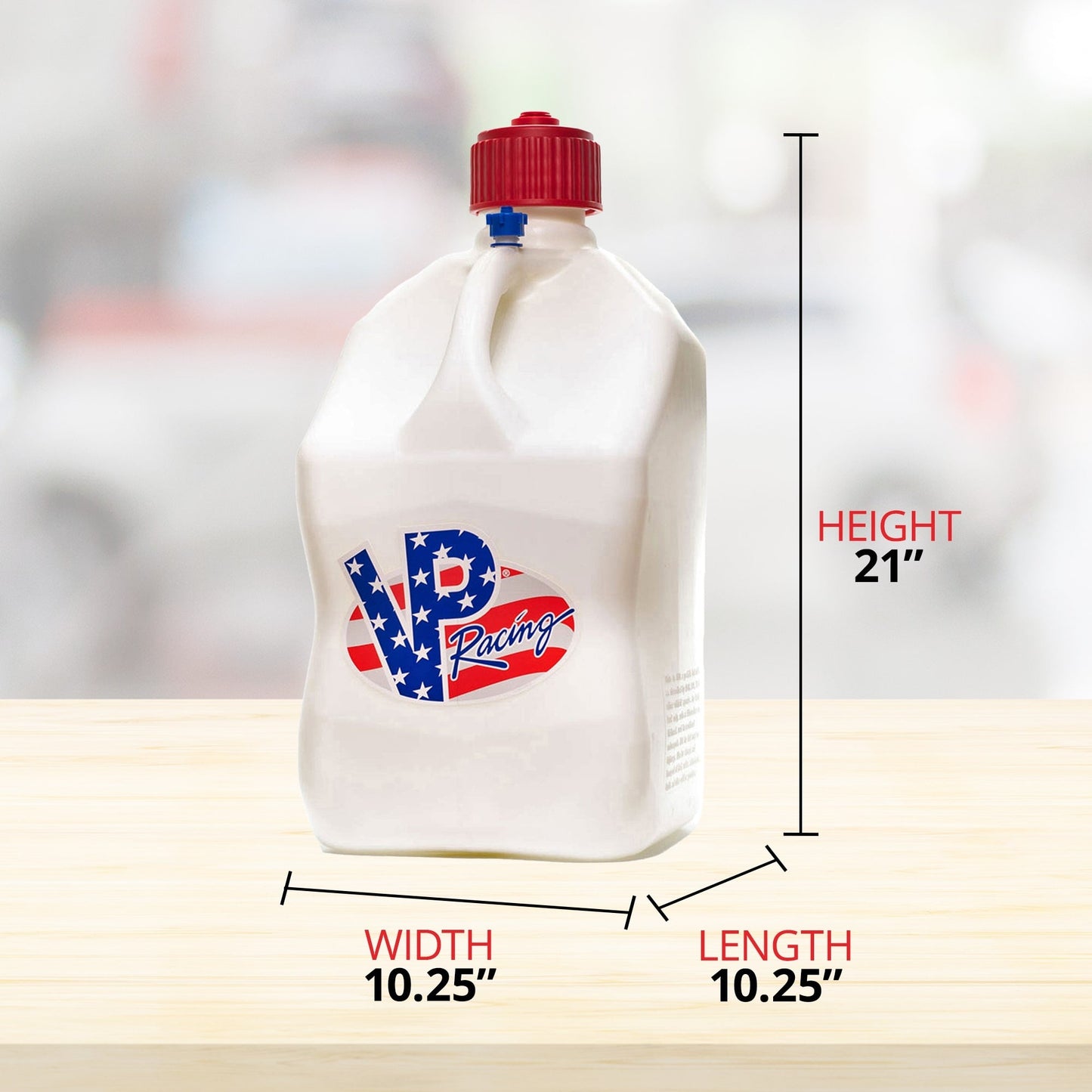 VP Racing 5.5 Gal Container Utility Jug, Patriotic (2 Pack)