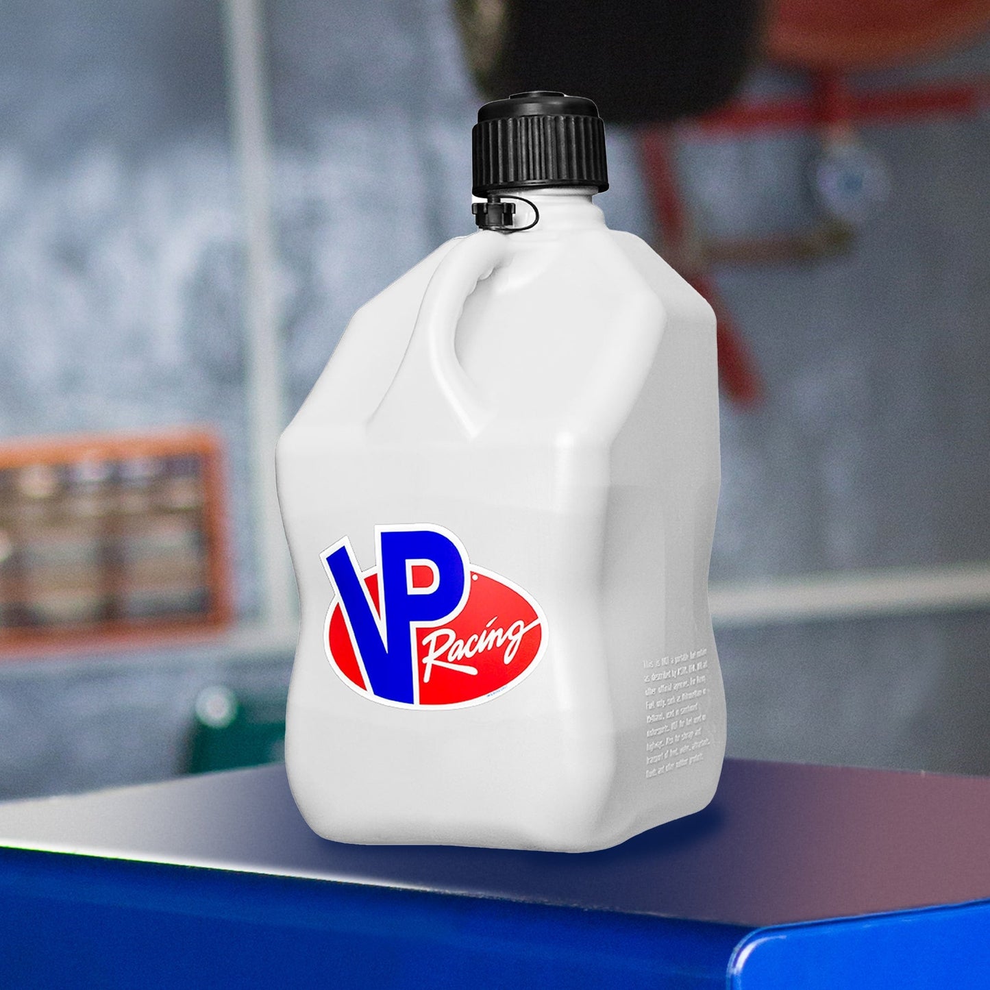 VP Racing 5.5 Gal Motorsport Racing Liquid Container Utility Jug, White (8 Pack)