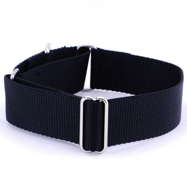 1.5″ Nylon Martingale Dog Collars (Multiple Color Options)