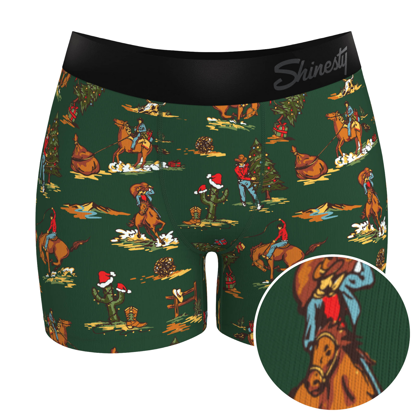 The Cowboy Christmas | Holiday Western Women’s Boxers