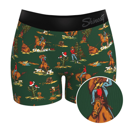 The Cowboy Christmas | Holiday Western Women’s Boxers