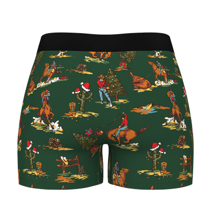 The Cowboy Christmas | Holiday Western Women’s Boxers