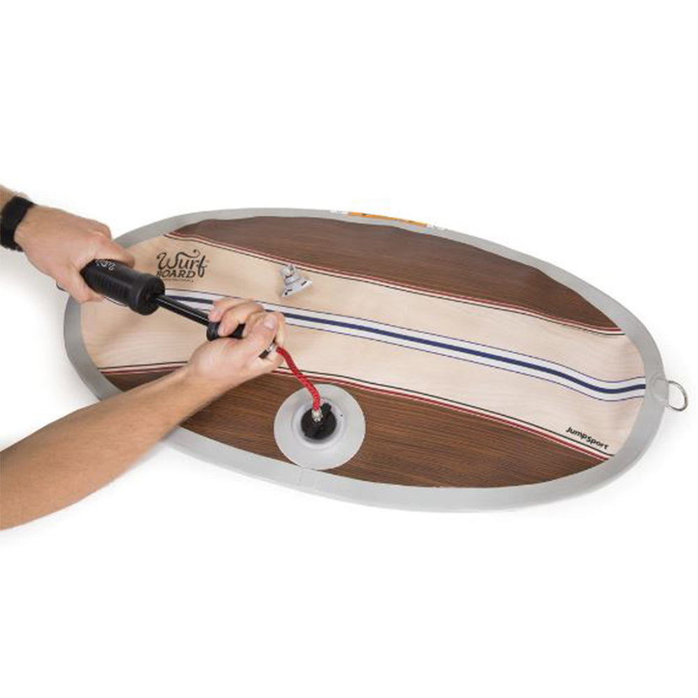 JumpSport Small Wurf Board Anti-Fatigue Air Mat for Standing Desks, Santa Cruz