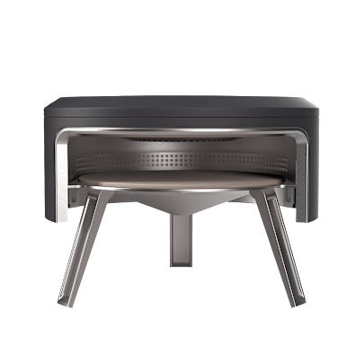 Solo Stove Pi Prime Gas Pizza Oven Outdoor | Portable, Stainless Steel Powerful Demi-Dome Heating, Cordierite Pizza Stone, Panoramic Opening, Perfect for Authentic Stone Baked Pizzas | Pizza Cooking Accessories